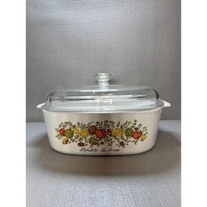 Corning Ware Spice of Life 4 Quart Casserole Dish with Lid  L'Echalote